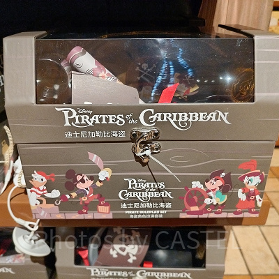 上海ディズニーカリブの海賊グッズ：海賊グッズのおもちゃ箱