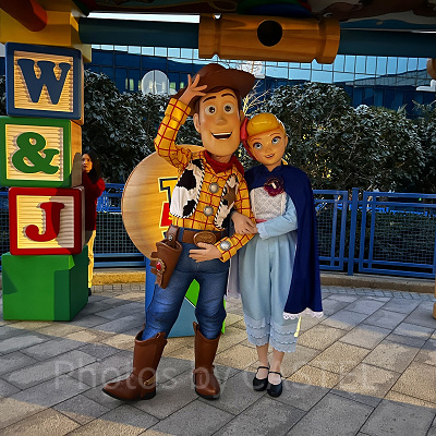 上海ディズニートイストーリーホテル:ウッディ&ボーピープのペアグリーティング