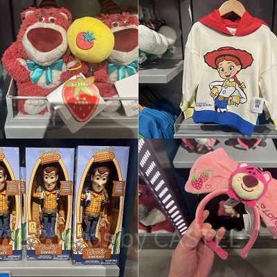 上海ディズニートイストーリーランド：トイストーリーやピクサーのグッズが揃う
