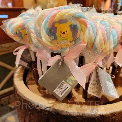 上海ディズニーくまのプーさんグッズ：プーさんのカラフルロリポップ