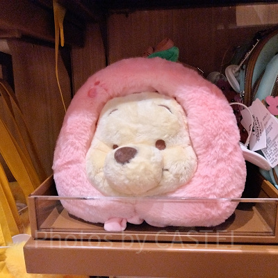 上海ディズニーくまのプーさんグッズ：プーさんのミニカバン（ピンク）