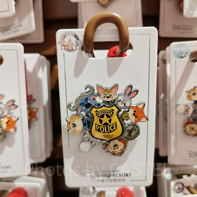 上海ディズニーズートピアグッズ：ズートピアの仲間たちのピンバッジ