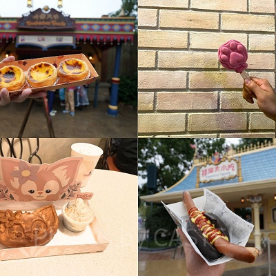 上海ディズニーランド:食べ歩きフードメニュー