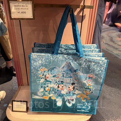 ショッピングバッグ(ディズニーシー25周年グッズ)