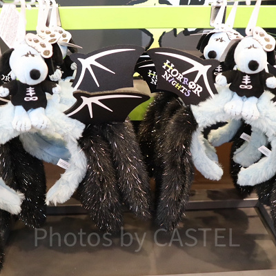 スカルスヌーピーカチューシャ（ユニバハロウィングッズ2023）