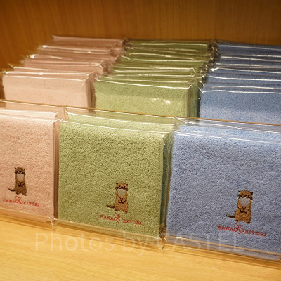 コツメカワウソのハンドタオル