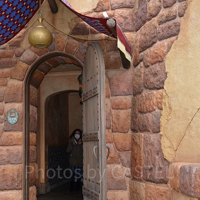 サルタンズ・オアシス付近の喫煙所②