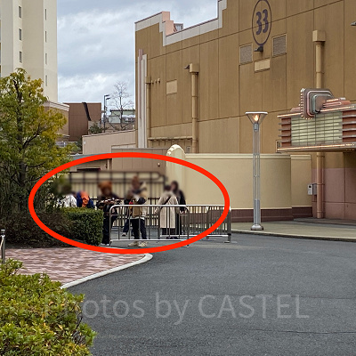 USJ／年パスセンター横の喫煙所