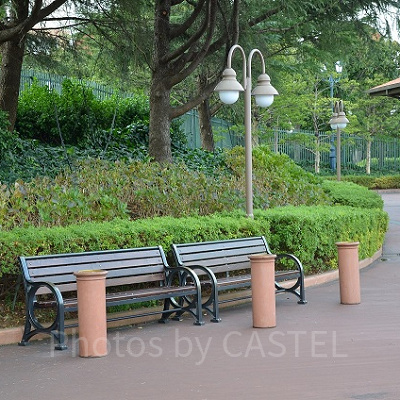 パークエントランスノース側の喫煙所