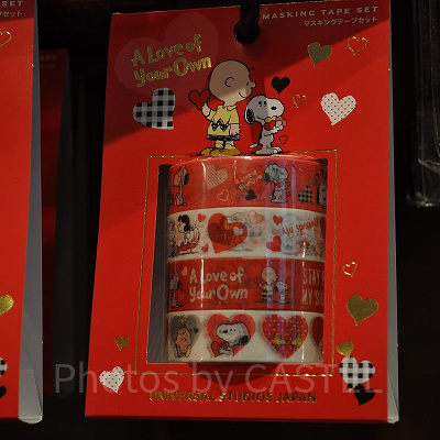 スヌーピー「A Love of Your Own」マスキングテープ