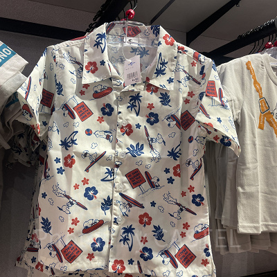 スヌーピーアロハシャツ(白)