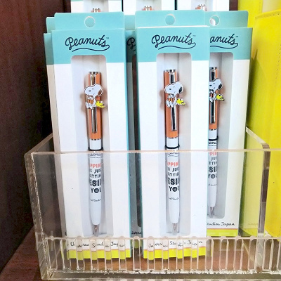 スヌーピーとウッドストックのボールペン