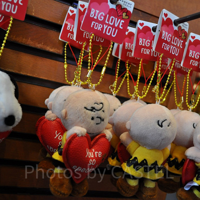 スヌーピー「BIG LOVE FOR YOU」チャーリーブラウンのマスコットキーチェーン