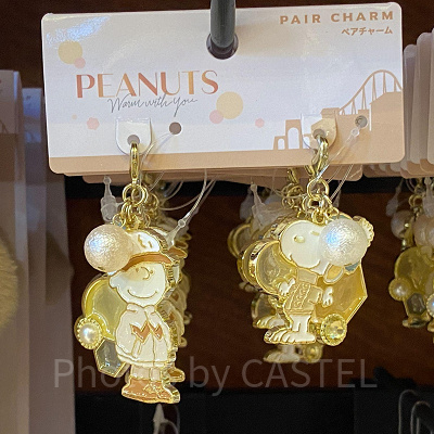 スヌーピーのチャーム（2個セット）／USJクリスマスグッズ2022