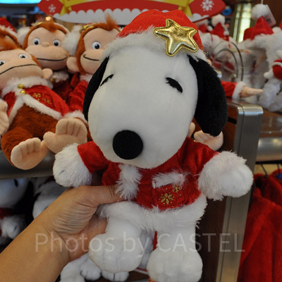 スヌーピークリスマスぬいぐるみ