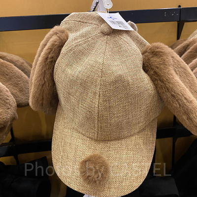 スヌーピー耳付きキャップ（ベージュ）