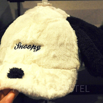 スヌーピー ファーキャップ
