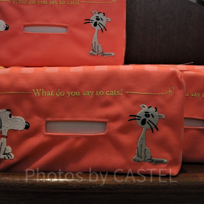 スヌーピー＆ファーロンのティッシュケース