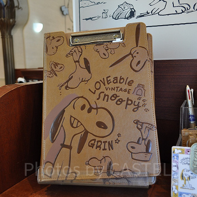 スヌーピーグッズ「LOVEable VINTAGE snoopy」／バインダー