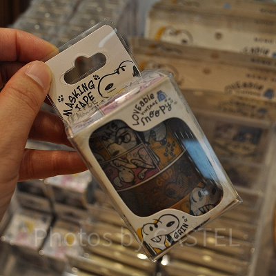 スヌーピーグッズ「LOVEable VINTAGE snoopy」／マスキングテープセット