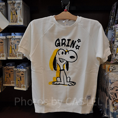 スヌーピーグッズ「LOVEable VINTAGE snoopy」／半袖トレーナー