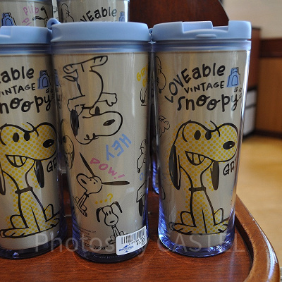 スヌーピーグッズ「LOVEable VINTAGE snoopy」／タンブラー