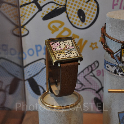 スヌーピーグッズ「LOVEable VINTAGE snoopy」／腕時計