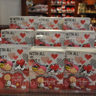 スヌーピーハートマグネット