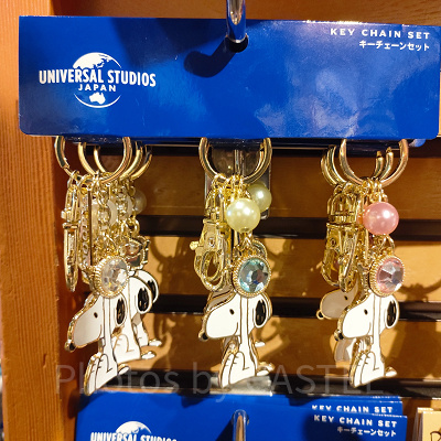 スヌーピーのキーチェーンセット(ビジュー)