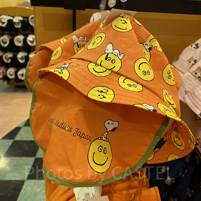 スヌーピーのキッズバケットハット