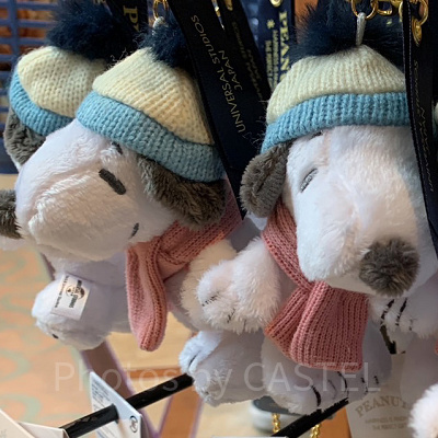 スヌーピーマスコットキーチェーン（USJクリスマスグッズ2023）