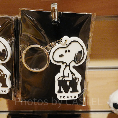 スヌーピーミュージアムグッズ/ラバーキーホルダー