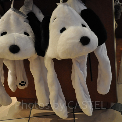 スヌーピーのピョコ耳ハット