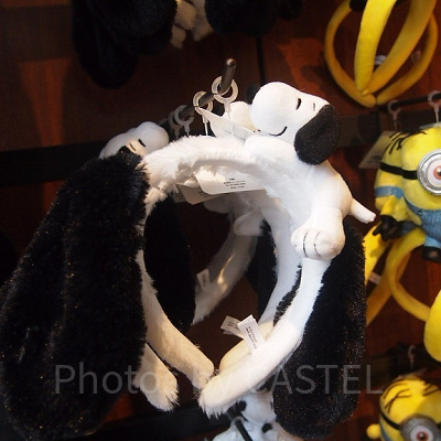 スヌーピーたれ耳＆ぬいぐるみカチューシャ