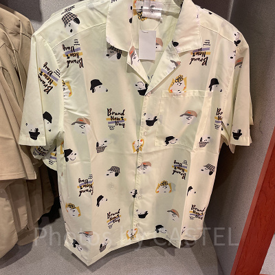 スヌーピー総柄シャツ