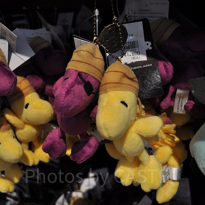 スヌーピー「SNOOPY HALLOWEEN」ウッドストックのぬいぐるみキーチェーン