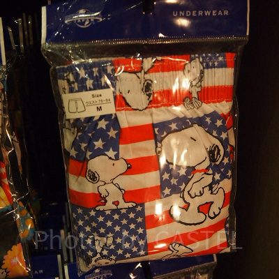 スヌーピー星条旗トランクスパンツ