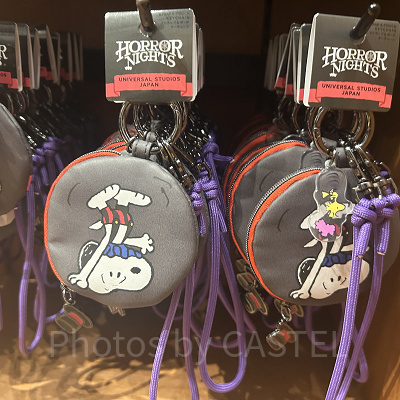 スヌーピーストラップ付きポーチ