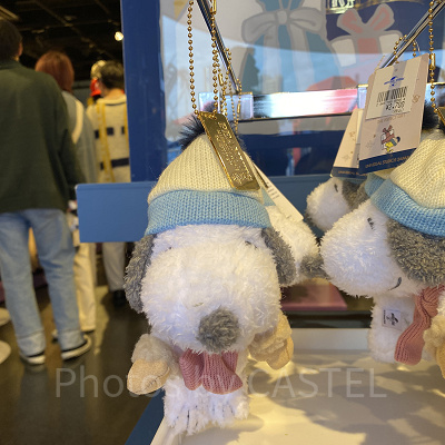 スヌーピーぬいぐるみキーチェーン（USJクリスマスグッズ2023）