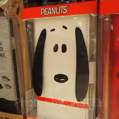 スヌーピーたれ耳スマホケース