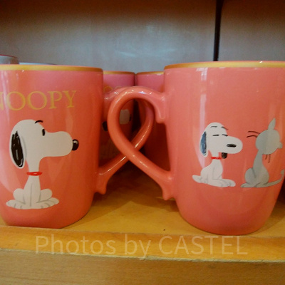 スヌーピー×ネコのマグカップ