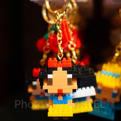白雪姫のナノブロック型キーチェーン
