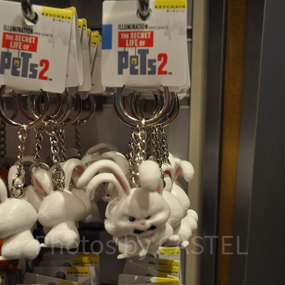 スノーボールの立体キーチェーン