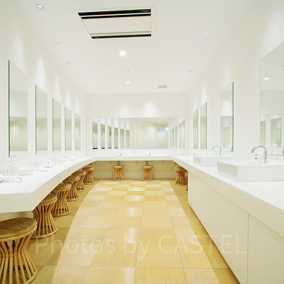 ドライヤーなどがあるスペース