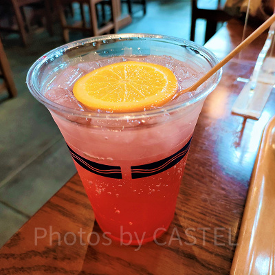 スパークリングカクテル(日本酒＆オレンジ)