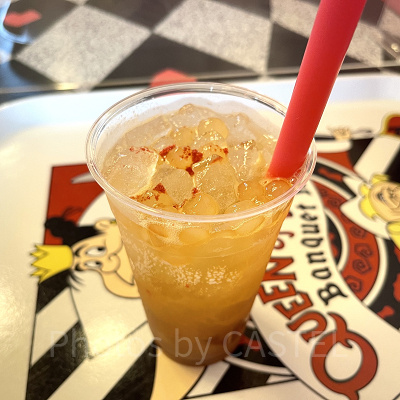 スパークリングタピオカドリンク(ピーチ＆ティー)