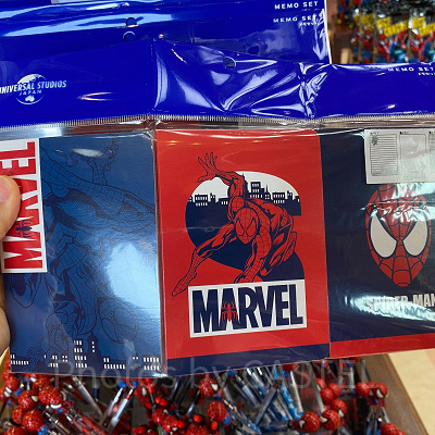 スパイダーマンのメモセット（3冊）