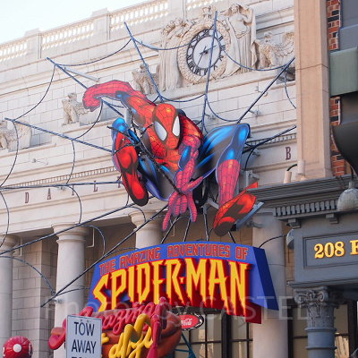 クローズした「スパイダーマン・ザ・ライド」