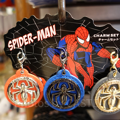 スパイダーマンチャームセット