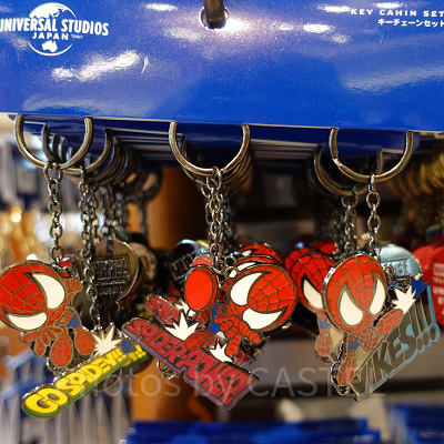 スパイダーマンキーチェーンセット